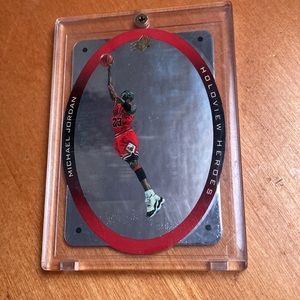 Michael Jordan Holoview Heroes card.